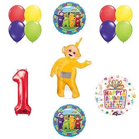 Teletubbies 1st Birthday Laa Laa Balloon Birthday Party Supplies And