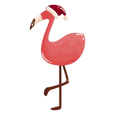 Cool Flamingo Christmas Tropics Transparent Png And Svg Vector File