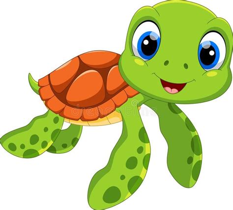 Cute Turtle Drawings Cute Turtle Cartoon Baby Animal Drawings Art