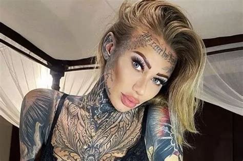 britain s most tattooed woman and onlyfans model reveals regret over shocking first tattoo