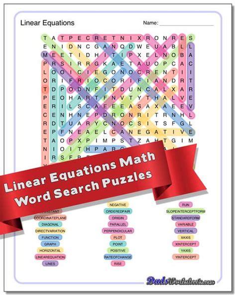 Math Worksheets Word Search Puzzles Advanced Math Word Search Puzzles