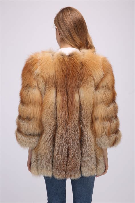 Red Fox Fur Coat 1708163 Lvcomeff