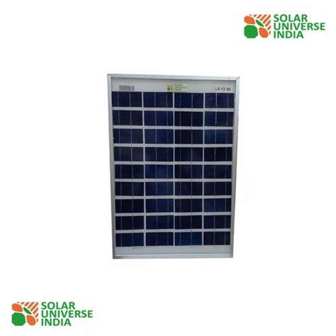 20w Polycrystalline Solar Panel With 5 Meter Wire At Rs 2150piece