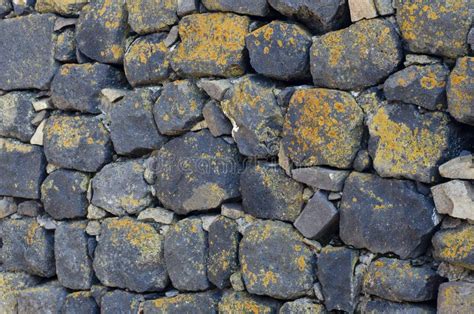Stone Wall Rock Stone Texture Blocks Are Bricks Stock Photo Image