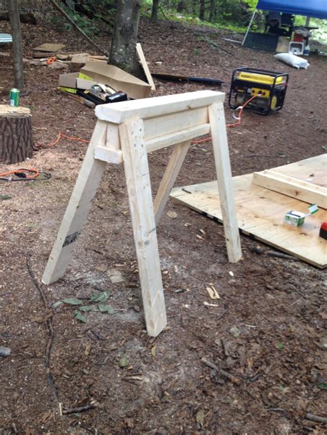 How To Build Solid Simple Sawhorses In Under An Hour That Yurt
