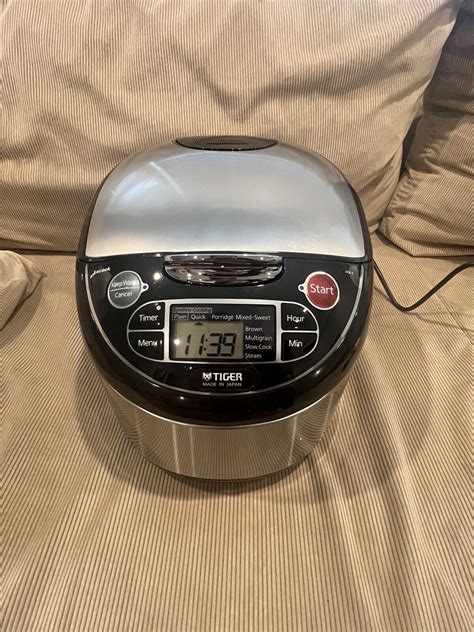 Tiger Cup Microcomputer Controlled Rice Cooker And Warmer Stainless