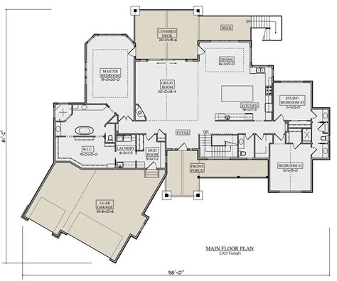 House Plan 5631 00136 Craftsman Plan 2925 Square Feet 3 Bedrooms