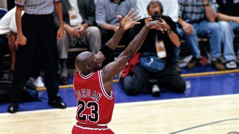 On This Date Jordans Iconic Shot Clinches Sixth Title Espn Video
