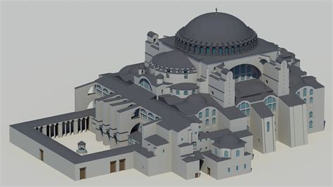 Artstation Hagia Sophia Byzantine Era