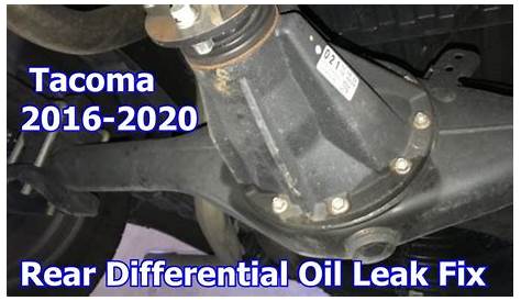 toyota tacoma rear differential fluid type