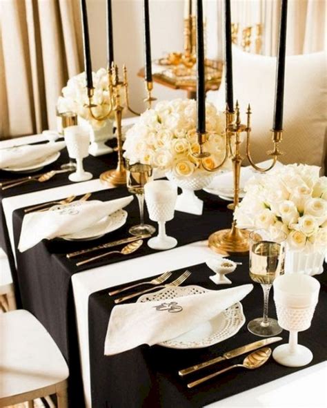 4.6 out of 5 stars 12. Black White And Gold Table Setting (Black White And Gold ...