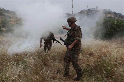 Israeli Troops Fire Tear Gas To Disperse Protesters Along Lebanon Border