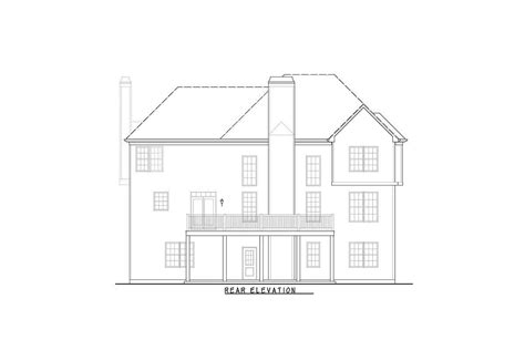 House Plan With Study Option And 2 Story Great Room 15720ge