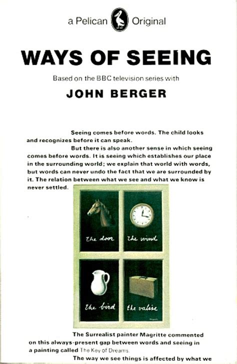John Berger Ways Of Seeing 1972 Alabamabap
