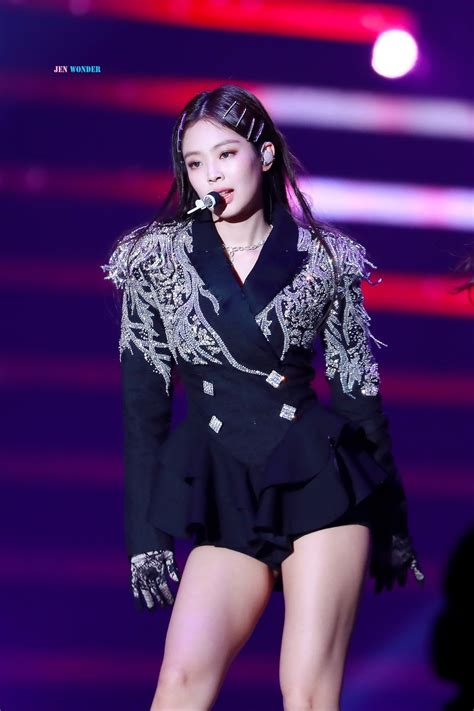 181225 Sbs Gayo Daejun Blackpink Jennie Bühnenoutfits Kpop Mode