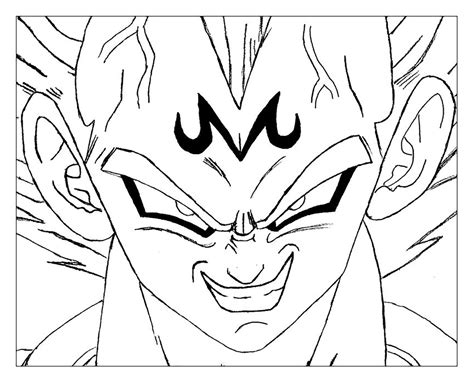 Dragon ball super vegeta coloring pages