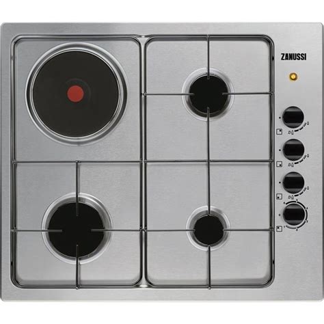 Ces fourneaux ou cuisinières professionnelles existent en différentes profondeurs de. Zanussi Plaque de cuisson Mixte gaz/électrique 60 cm, 4 ...