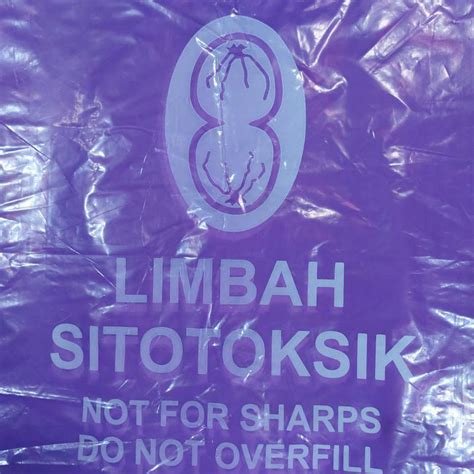 Kantong Limbah Sitotoksik X Cm Warna Ungu