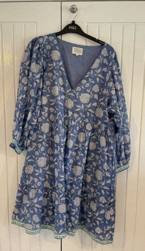 Aspiga Dress Xl Size 16 Cotton Floaty And Cool Cost 90 Pounds And Worn