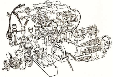 17 Best Images About Motorcycle Engine Exploded View