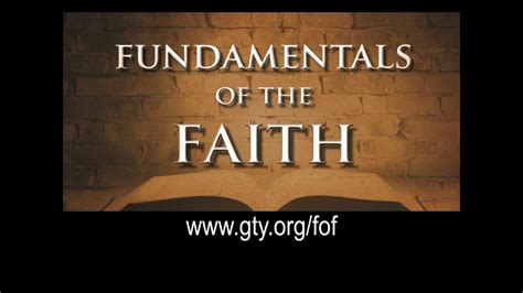 Fundamentals of the Faith: Lesson 2 - YouTube