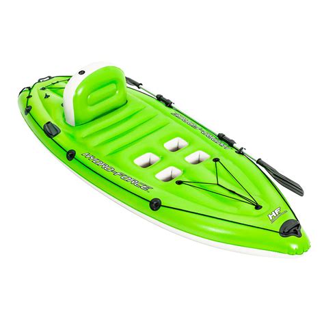 Kayak De Pesca Inflable Para 1 Adulto Bestway Con Remo Verde