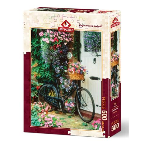 Puzzle 500 Piese Bicycle And Flowers