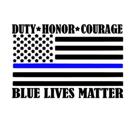 Blue Lives Matter Flag Svg Free 269 Svg Cut File