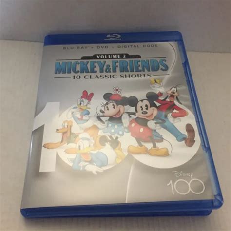 Disney 100 Year Mickey And Friends Volume 2 Blu Ray Classic Shorts No Dvd