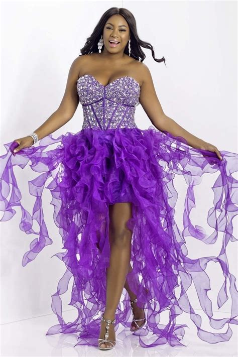 Modest Purple Plus Size Prom Dresses Sweetheart Beaded