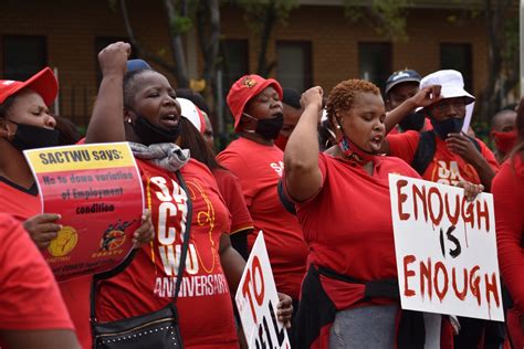 Union Federations Unite In South African National Strike Industriall