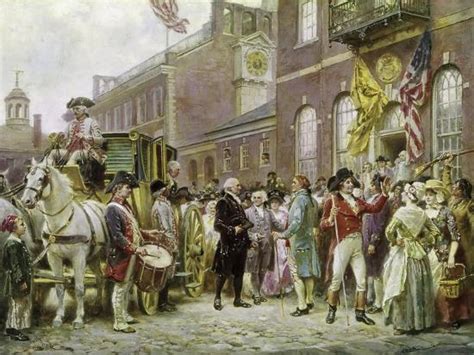 Washingtons Inauguration At Philadelphia 1793 Giclee Print Jean