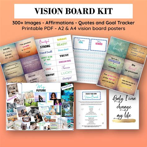 Stickers Stickers Labels And Tags Vision Board Stickers Vision Board Kit