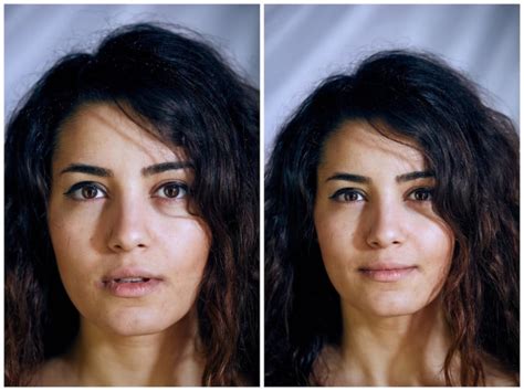 Close Up Portraits Of People With And Without Clothes On Can You Tell PetaPixel