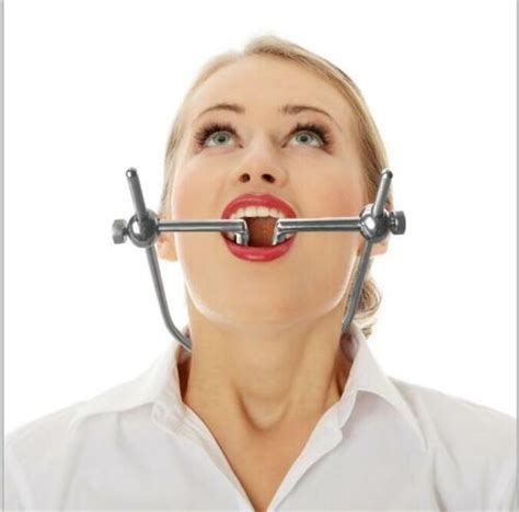 Metal Bar Bit Gag Adjustable Mouth Gag Woman Bondage Gag Restraint Harness Ebay