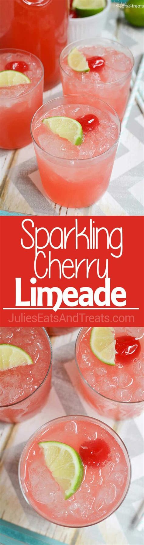 Sparkling Cherry Limeade Recipe Julies Eats And Treats