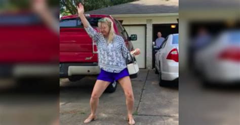 Mom Dancing In The Driveway Embarrasses Her Daughter