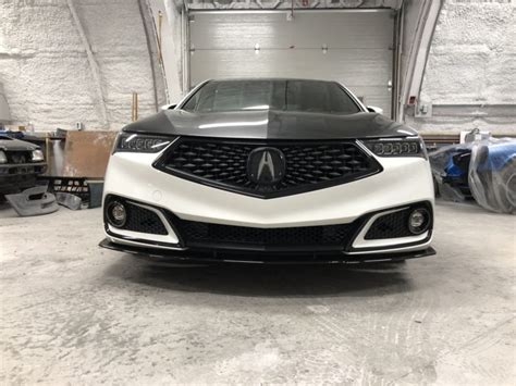 Front Splitter Acura Tlx 18 20 Artwork Bodyshop Bhj Automotive