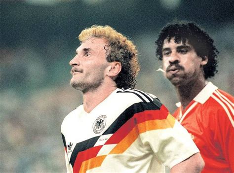 Frank Rijkaard Spits At Rudi Völler As Both Players Are Sent Off The Pitch During The 1990 World