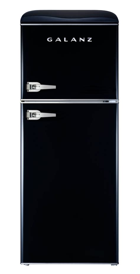 Galanz 46 Cu Ft Retro Two Doors Refrigerator Black
