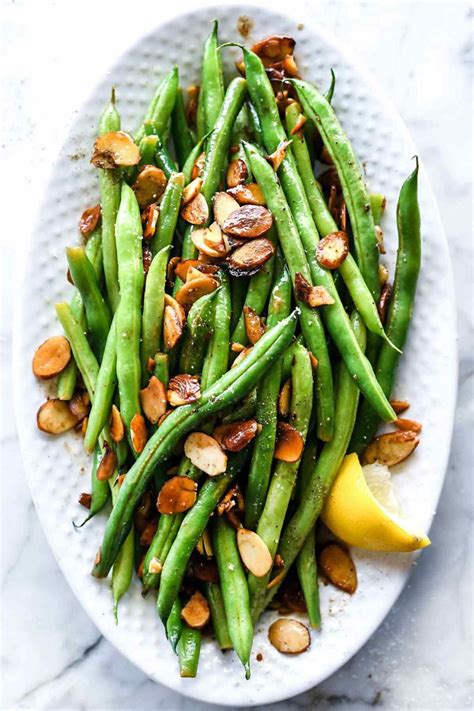Green Beans With Browned Butter Almondine