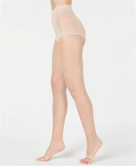 Donna Karan The Nudes Sheer Toeless Control Top Pantyhose Macys
