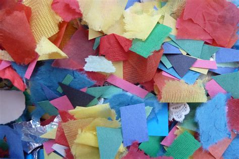 Shredded Paper Crafts Paper Crafts Ideas For Kids