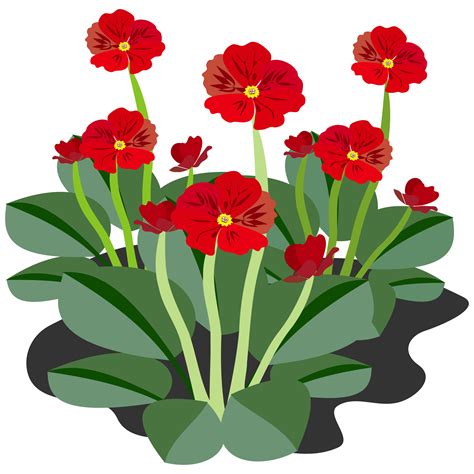 Flower Clipart Flowers Hot Pink Flower Clipart Free Clipart Images