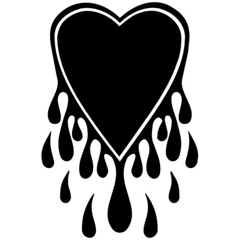 Melting Heart Dripping Sticker