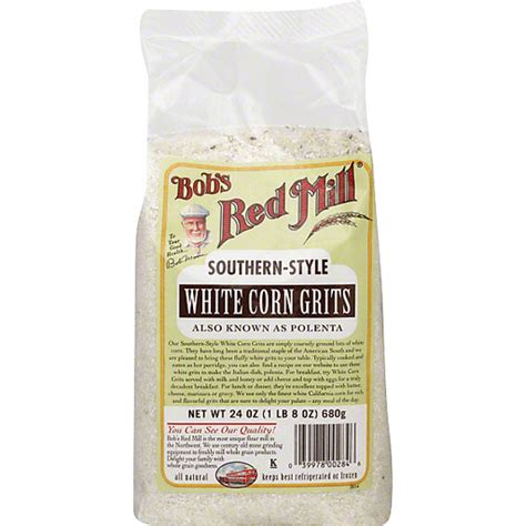 Bob S Red Mill Southern Style White Corn Grits Oatmeal And Hot Cereal Matherne S Market