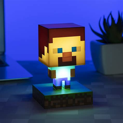 Amazon Minecraft 3d Leuchte Icon Light Steve Minecraft ホーム＆キッチン 通販