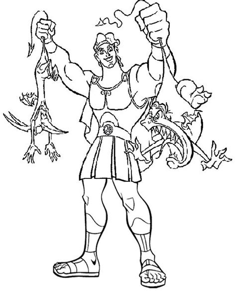 Printable Hercules Coloring Page Coloring Home