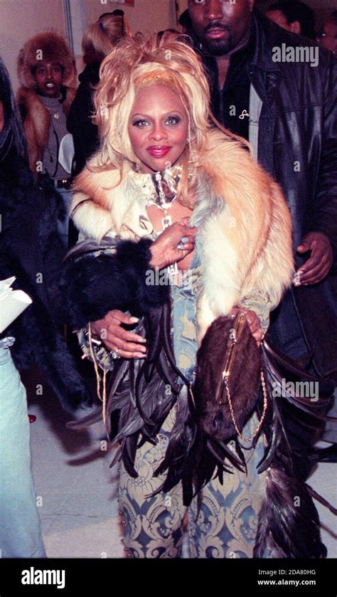 Rapper Lil Kim At New Yorks Fashion Week On October 5 1996 Photo By