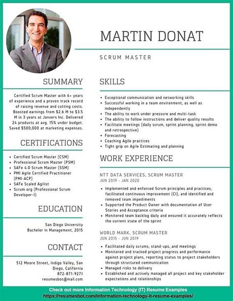 Let's face it, some cvs are great, some are good, and others are outright dreadful. Scrum Master Resume Samples & Templates PDF+DOC 2021 ...